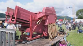 Unusual agricultural sorting Machine At Three counties show