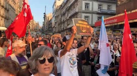 Demonstrators in Spain rally against wildfire management