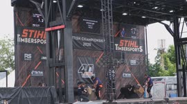 Stihl timbersports competitors malvern three counties show
