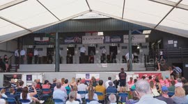 Sheep shearing competitors malvern three counties show