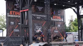 Stihl timbersports competitors malvern three counties show