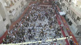 Hundreds march in Syrian capital to mark Ghouta chemical attack anniversary