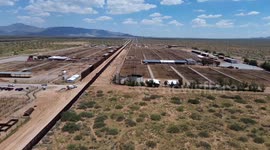 Mexico: US-Mexico border wall painted black to hinder illegal crossings
