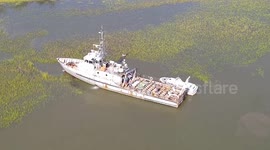 US: Deadly Hazards Cleared As Coast Guard Removes Abandoned Navy Vessel From Bohicket Creek
