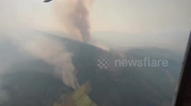Spain: Massive Wildfire Rages Through Llamas De Cabrera, León