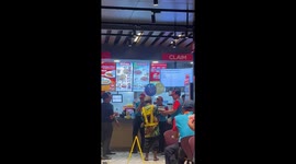 Fast food chain staff throws impromptu party for homeless pensioner
