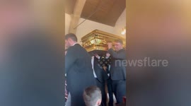 Traveller dad buried in