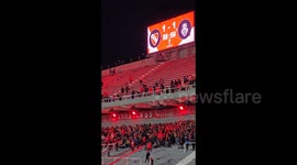 Argentina: Clashes Between Fans During Universidad de Chile and Independiente Match in Buenos Aires