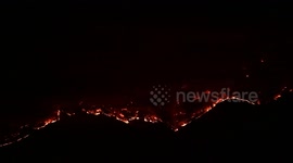 Wildfire forces evacuations in Napa County, California