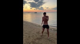 Man’s failed backflip attempt from boat in Lignano Sabbiadoro, Italy