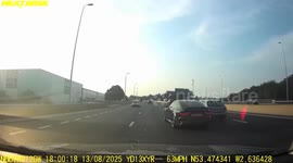 Daredevil Driver Caught on Dashcam: High-Speed Weaving on M6!