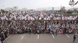 Yemen: Thousands in Yemen demonstrate in solidarity with Palestinians amid Israeli genocide and famine in Gaza