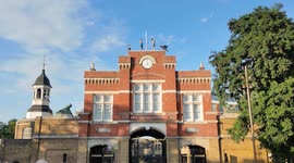 At the Greenwich and Docklands International Festival, the amazing Parkour skills are shown off by Lezards Blues with their performance of Above And Beyond in Woolwich Town Centre