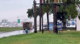 US: Severe Storms Hit Southeast Texas, Causing Flooding