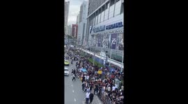Bangkok shopping mall fire sparks panic as smoke fills the building