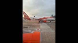 easyJet aircraft clashed wings with another easyJet aircraft at Manchester airport