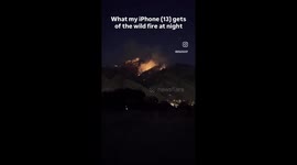 Proper stark: iPhone vs. DSLR captures Utah wildfire