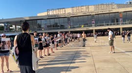 Thousands rally in Tel Aviv to demand end to Israeli genocide in Gaza (2)