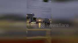 US: Hurricane Erin Floods Ocean City Streets Leaving Cars And Homes Submerged