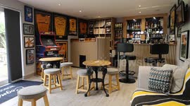 DIY back garden sports bar complete with hot tub named Pub Shed Of The Year
