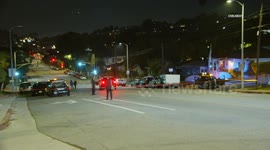US, Los Angeles: Montecito Heights LAPD Officer-Invovled Shooting Investigation