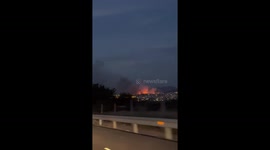 Spain: Forest Fire Breaks Out Near Granada City, Forcing Highway Closure 2