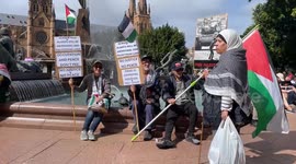 Tens of thousands rally across Australia to demand sanctions on Israel over Gaza war