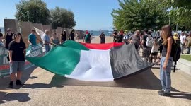 Hundreds in Greece’s Thessaloniki protest Israeli attacks on Gaza