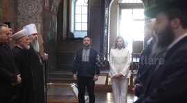 Independence Day prayer service held at Ukraine's St. Sophia Cathedral