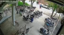 CCTV Shock: Car Rams Student in Agra Crossing – Miraculous Escape!