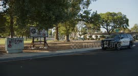 US, Los Angeles: Camarillo Possible Hate Crime Graffiti Vandalism Investigation Graphic Content