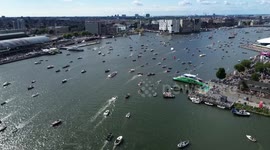World’s largest maritime festival draws millions to Dutch capital