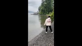 Skipped a Rock Backwards