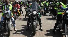 Convoy in support of Gaza held in Nairobi, Kenya