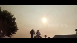 US: Smoke From Pickett Fire Blankets Sky in Napa County