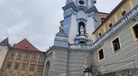 Tourists visit historical town in Austria that send them to medieval times