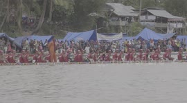 Pacu Jalur at Kuantan Singigi, Riau Province