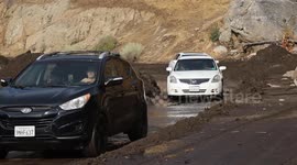 US, Bakersfield: Bakersfield Kern Canyon Road Closed Due to Mudslides