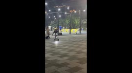 Senior Citizen Showcases Stunning Skills on Mobility Scooter