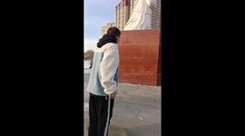 Stepped in a Garbage Can after a Mistake over the Wall