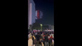Drone show marks Indonesia independence celebrations