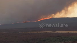 Moorland Fire Langdale Moor, Whitby