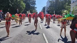 Stunning Samba bands and drummers kick off Day 2 of the Notting Hill Carnival