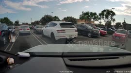 Fender Bending Parking Lot Jam