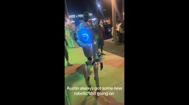 Robot Waves to Strangers in Austin