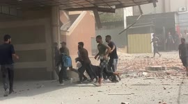 Footage shows initial moments of Israeli strike on medical complex in Gaza, killing 20, including 5 journalists (2)