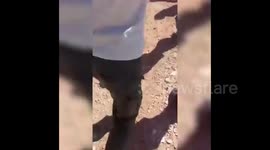 Syria: The moment Israeli forces opened fire on civilians in the town of Beit Jann, in the Damascus countryside