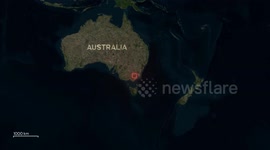 Australia: MOTION GRAPHICS - 2 police officers killed, 1 injured after shooting in Australia