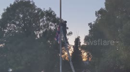 Newsflare Edit - Operation Raise the Flag Unites Community in Harlow, Essex