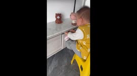 Baby Got His Hands Caught